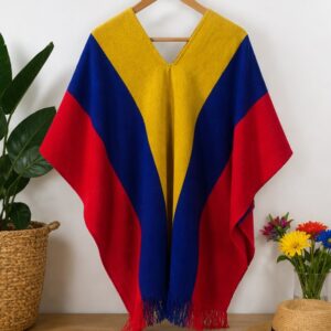 Poncho Colombiano Artesanal para Adulto
