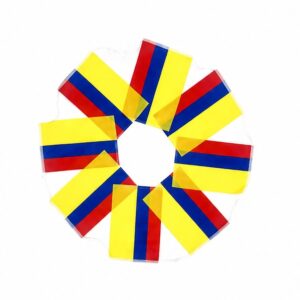Banderín Colombia Decorativo (Guirnalda Tricolor)