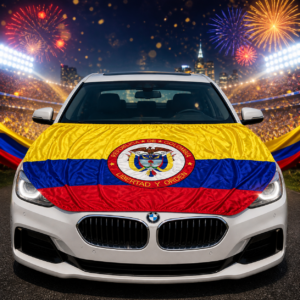 Forro Capó de Carro Colombia con Escudo