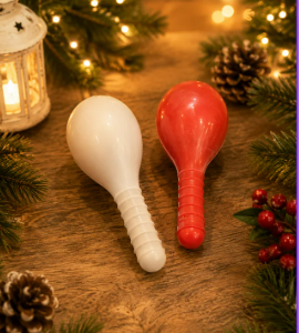 MARACA NAVIDEÑA BOMBON PEQUEÑA